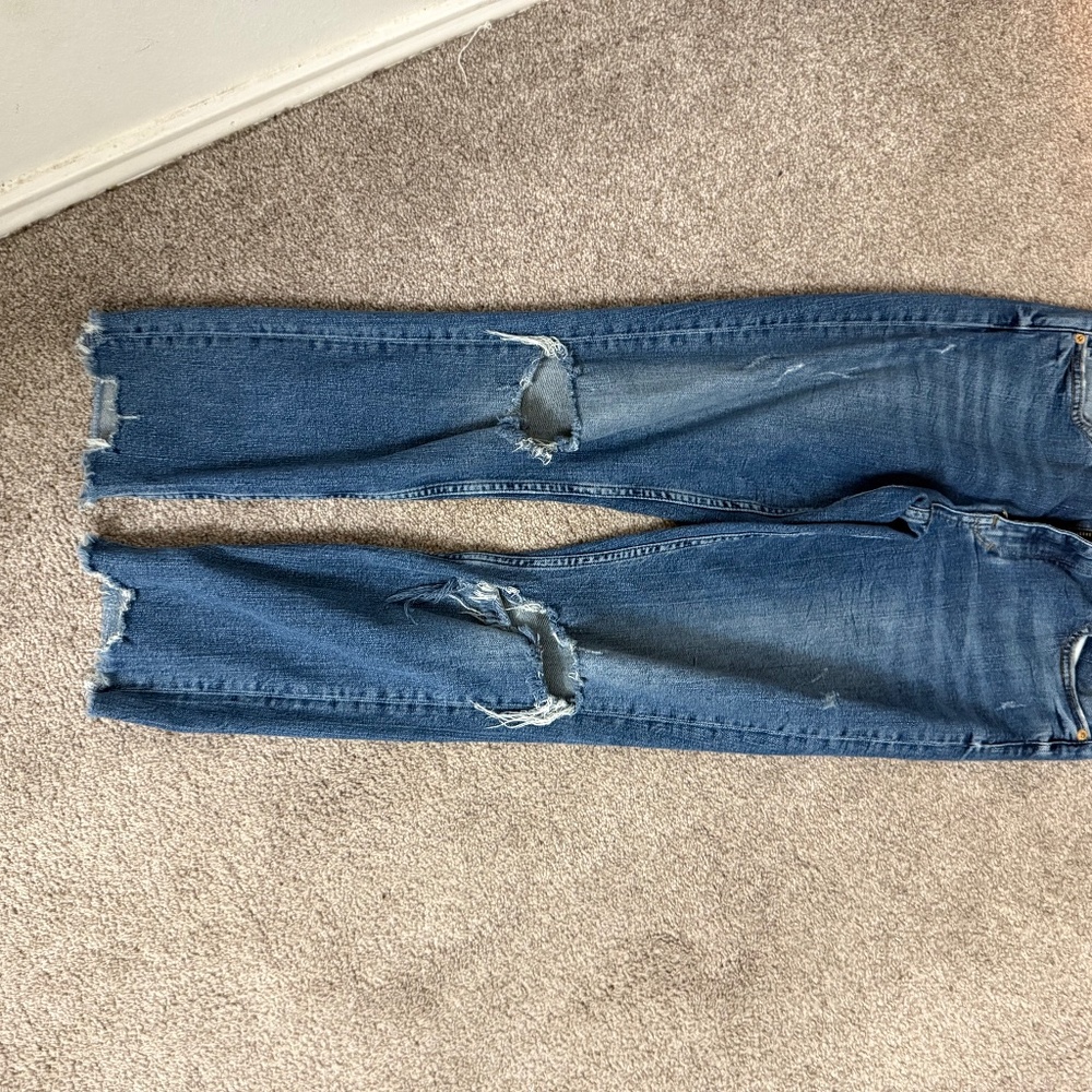 & denim girlfriend jeans size 28